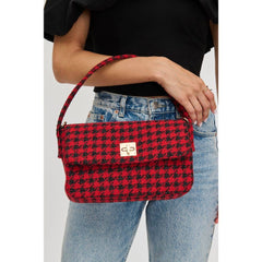Sidney Crossbody: Red Black