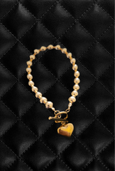 Gold Heart Bracelet