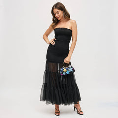 Phoebe Evening Bag: Black Multi
