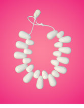 Beaded Necklace, Flintstone Inspired Fashion Jewelry