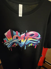Graffiti Love Custom T-shirt/ Unisex