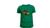 Hand of Africa, custom hand pressed t-shirt, women owned
