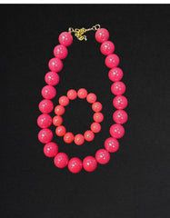 Beaded Necklace, Colorful Fashion Jewelry Necklace