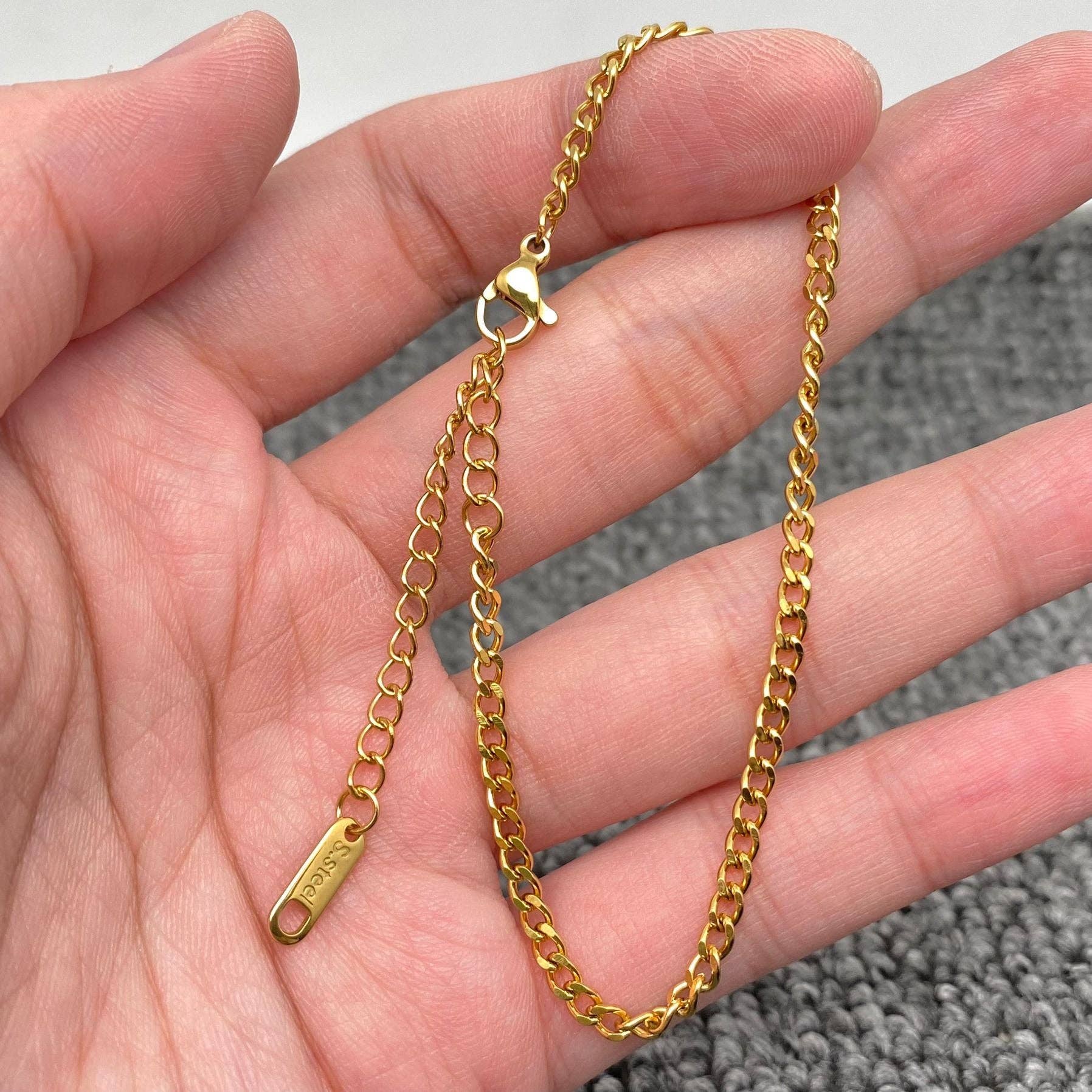 Multi Style 18K Golden SS bracelet Chain DIY Accessories