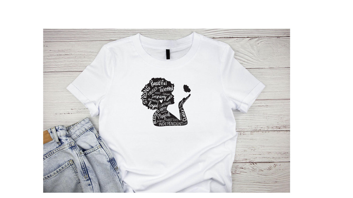 Women Butterfly Kiss , custom hand pressed.