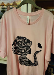 Women Butterfly Kiss , custom hand pressed.