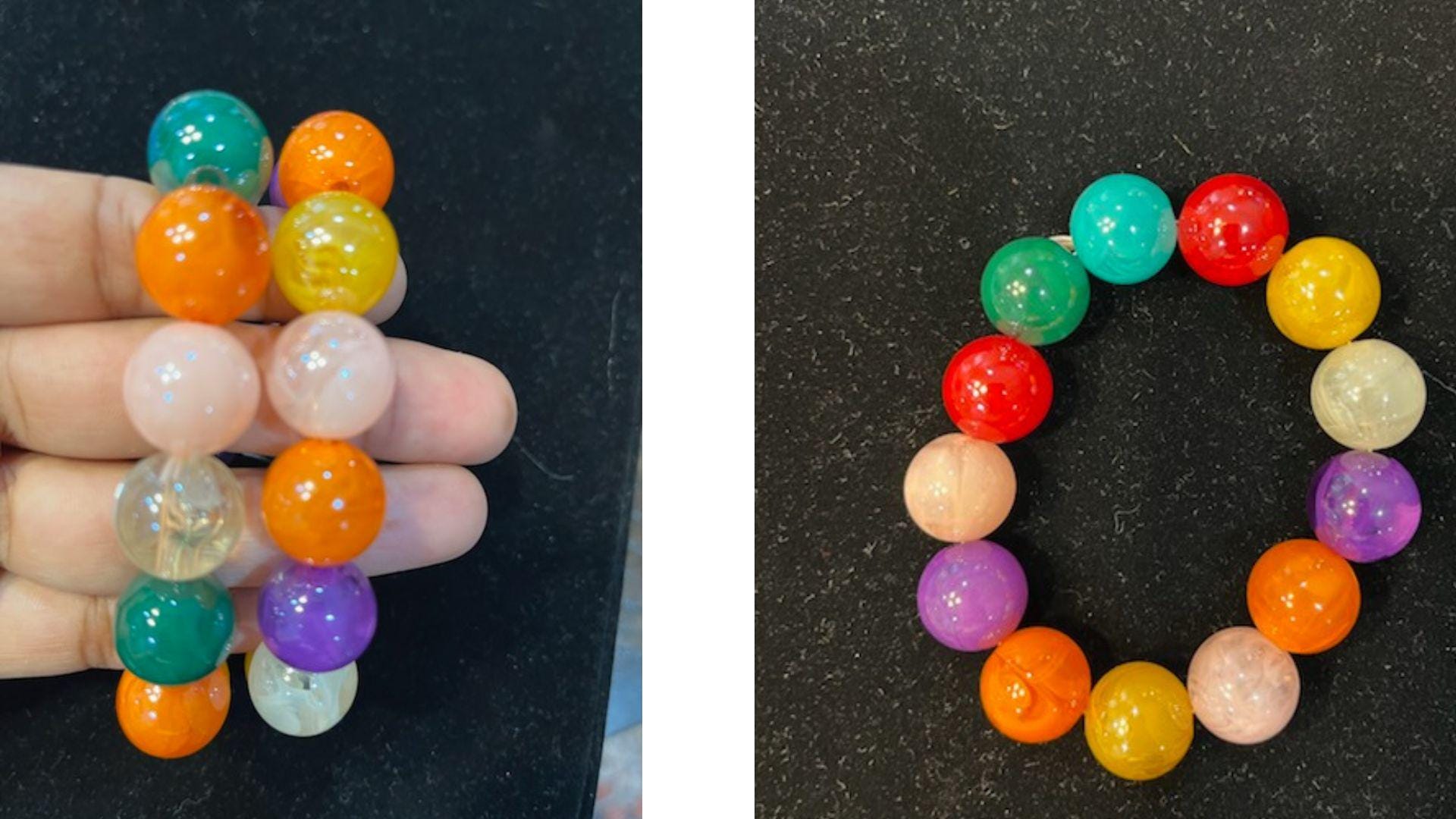 Beaded Bracelets, Stretch Colorful Fashion Jewelry Bracelets