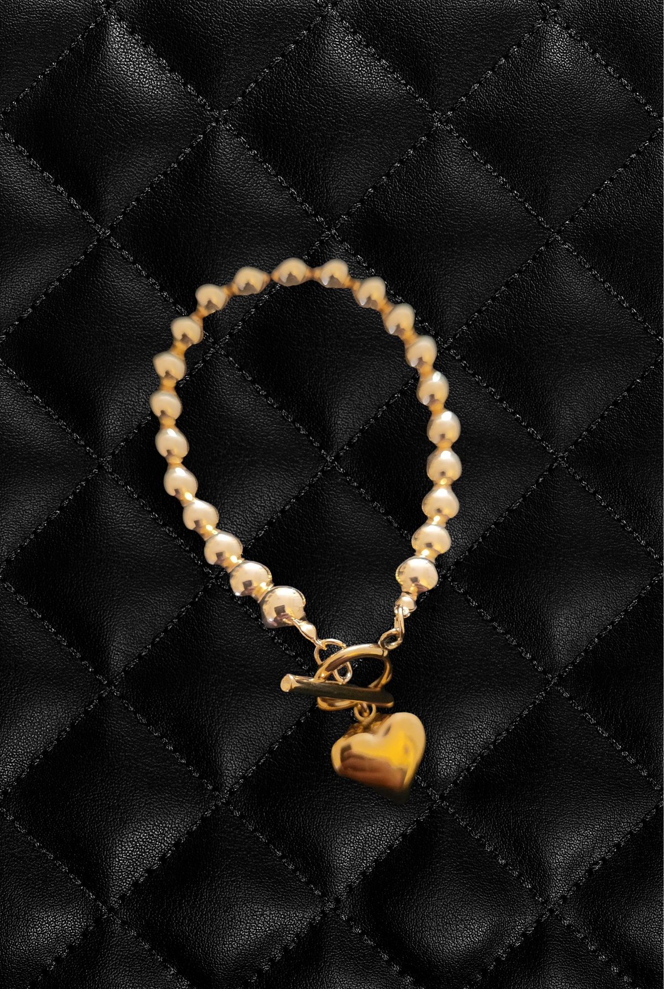 Gold Heart Bracelet
