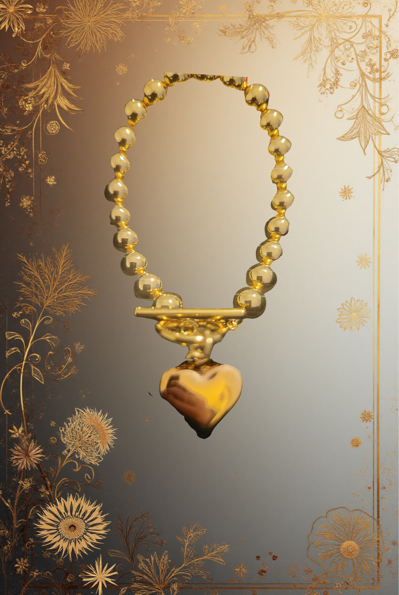 Gold Heart Bracelet