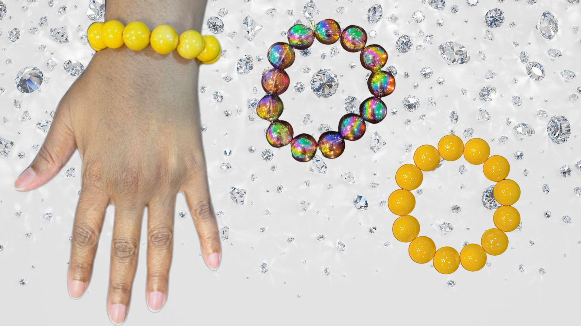 Beaded Bracelets, Stretch Colorful Fashion Jewelry Bracelets