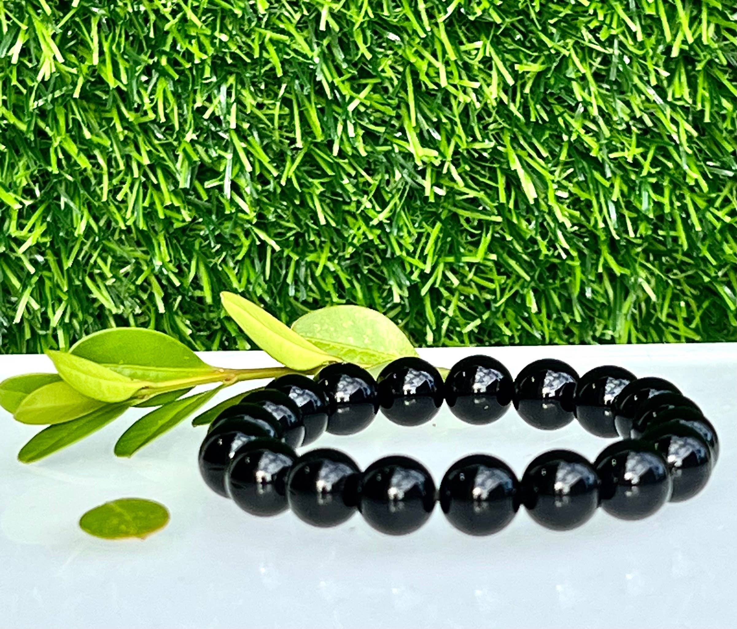 Black Onyx Gemstone Beaded Bracelets 10MM