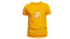 Faith Over Fear red square, custom hand pressed t-shirt, women owned, totes, aprons