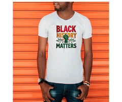 Black History Matters Custom T-shirt/ Unisex