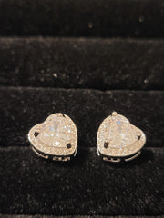 Heart shaped Cubic Zirconia Earrings